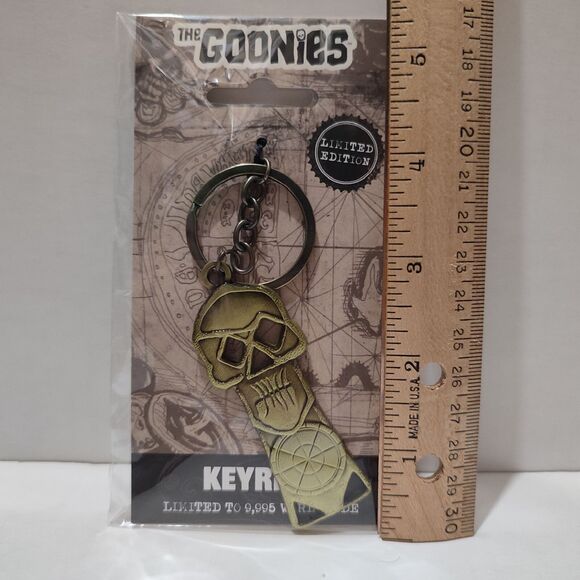 The Goonies Copper Bones Keychain Official Movie Collectible Metal Keyring - Picture 3 of 3